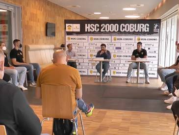 Handballer vor dem Start: Hsc Clip 1fe14cf6