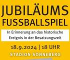 Neuauflage von denkwürdigem Interzonen-Fußballspiel: Son Fussball 431ac5ce