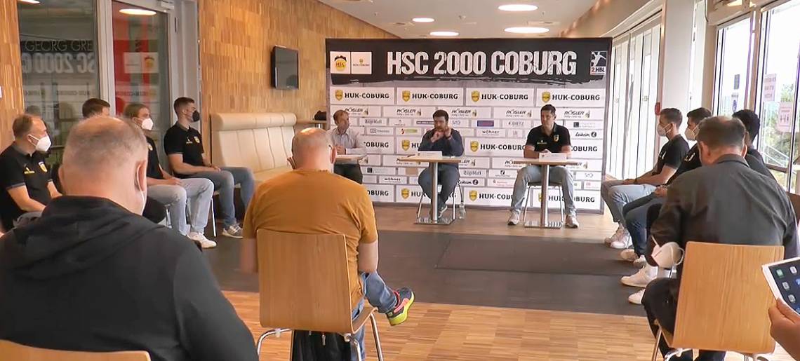 Handballer vor dem Start: Hsc Clip 1fe14cf6