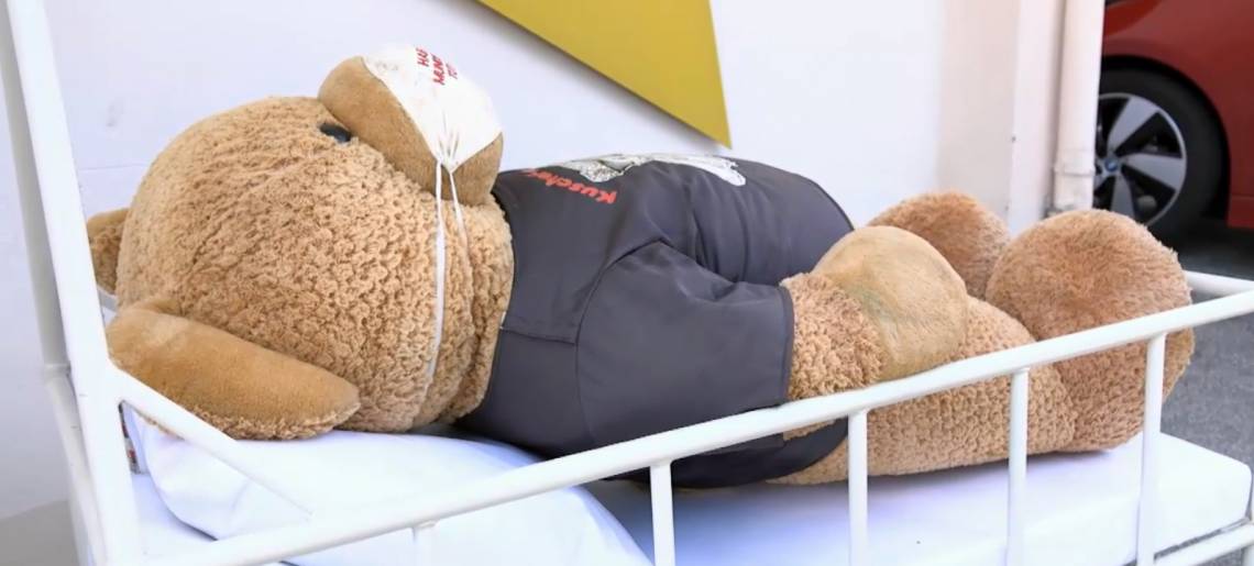 Teddybär entführt: Teddy Clip Fa2e6d07